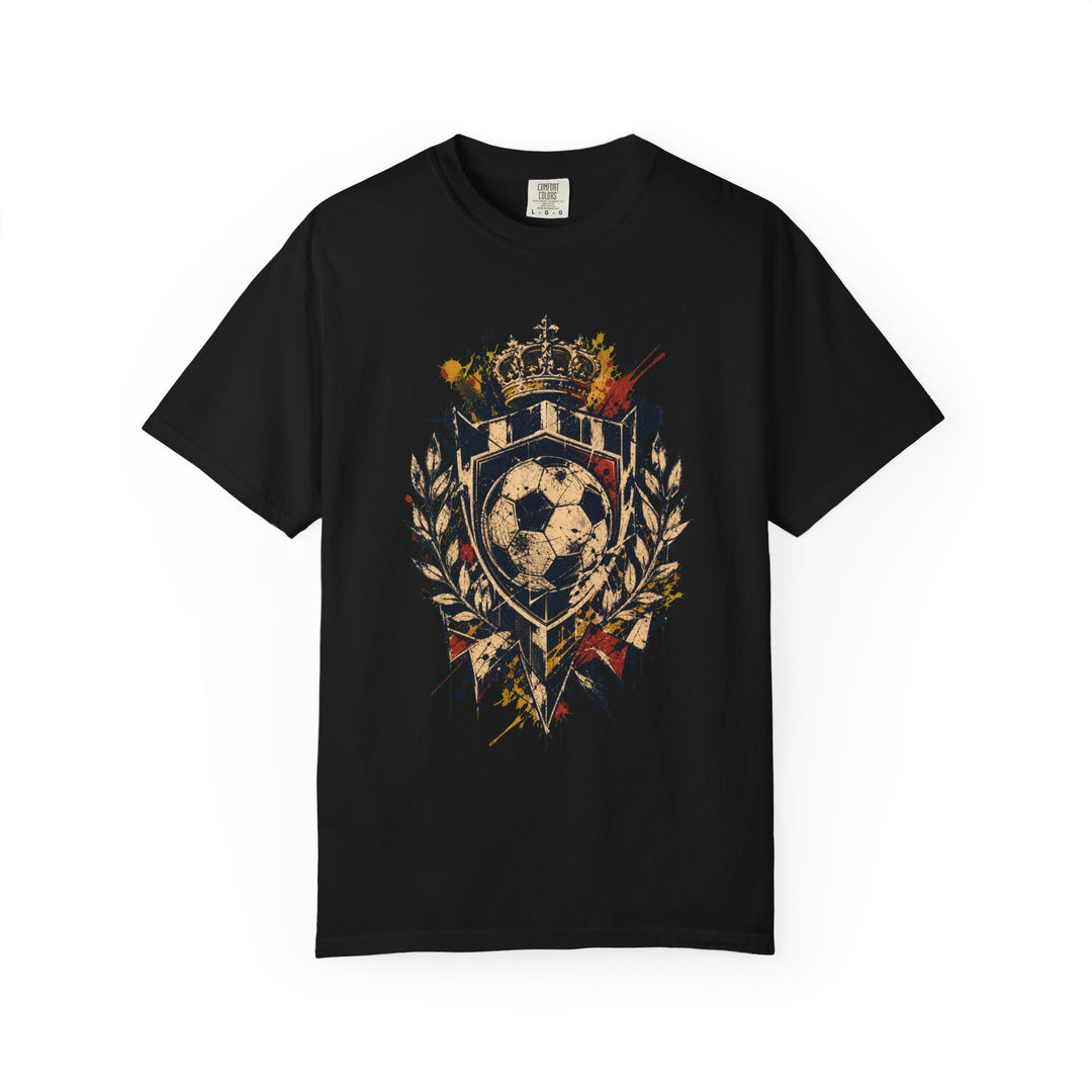 Crowned Football Crest T-Shirt Graphic