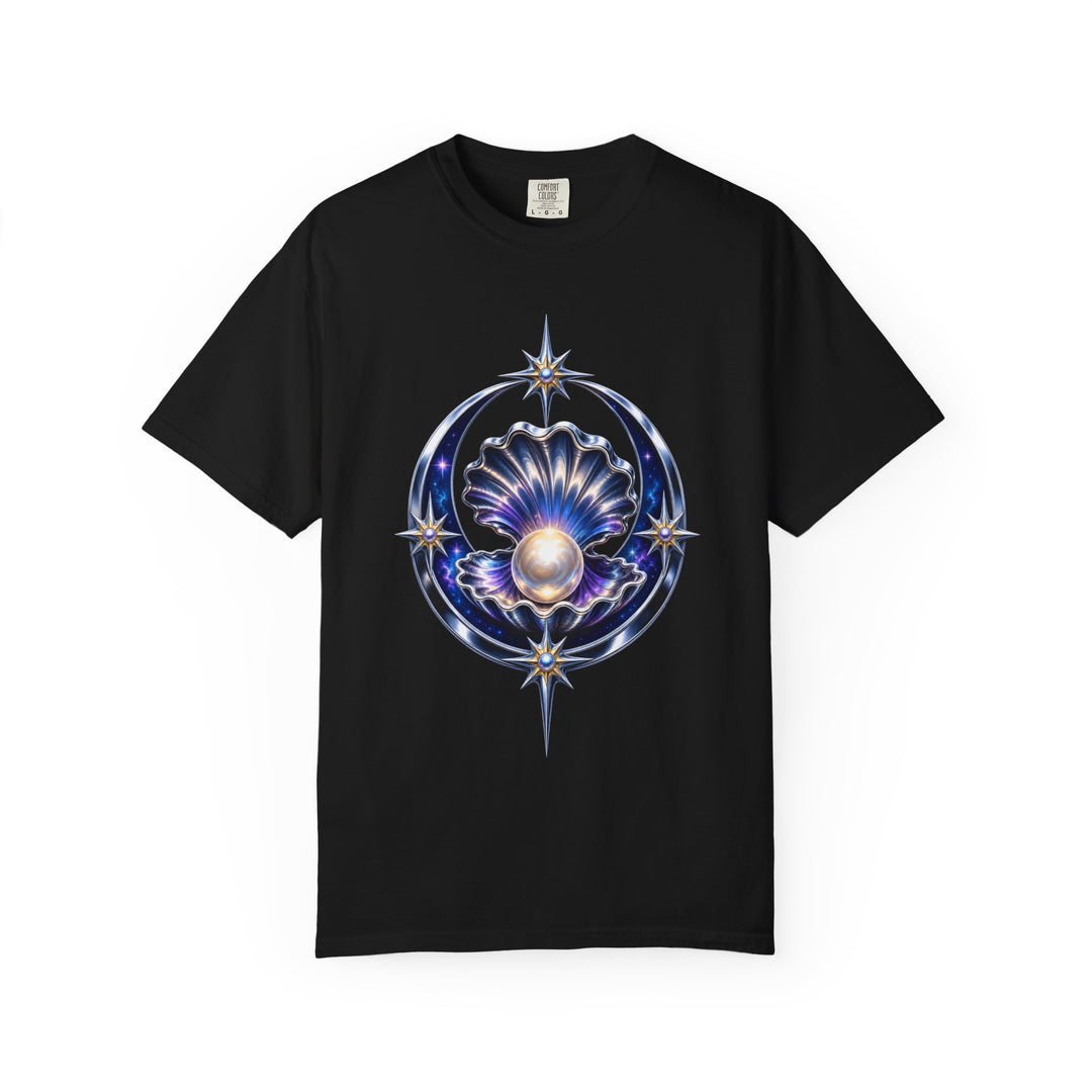 Chrome Pearl Oyster Moon Gate Graphic Tee