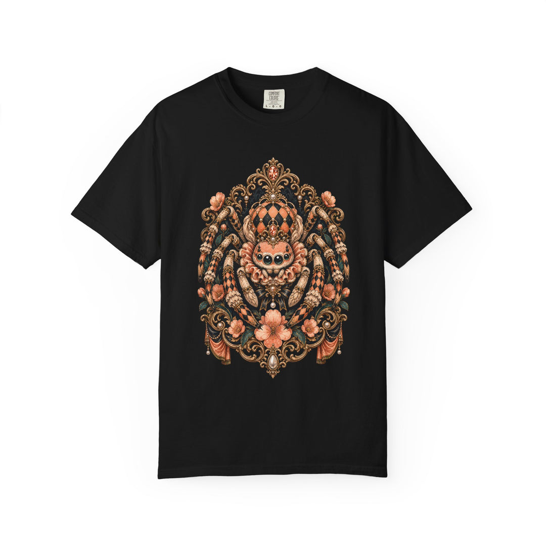 Rococo Peach Harlequin Spider T-Shirt Graphic