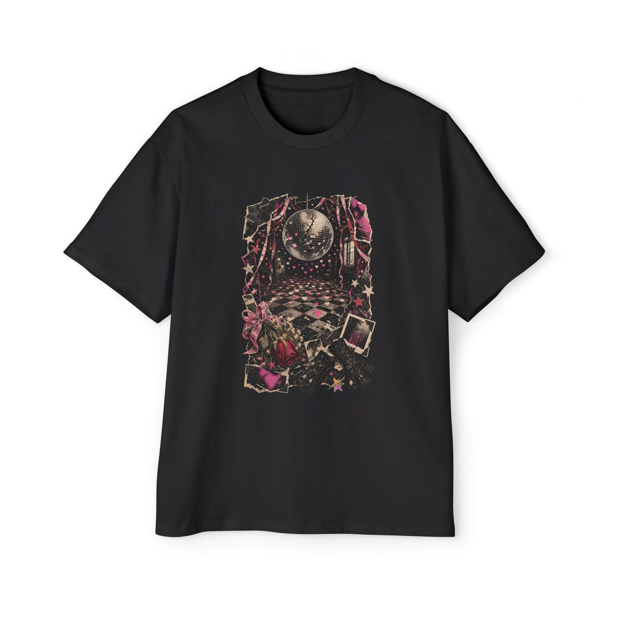 Blackout Prom Heavy Oversized Emo Tee