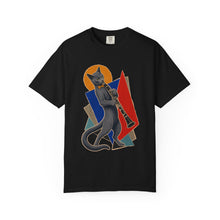 Russian Blue Clarinet Hard-Bop Collage Graphic Tee