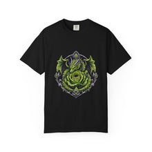 Neon Cabbage Dragon Neo-Deco T-Shirt Graphic