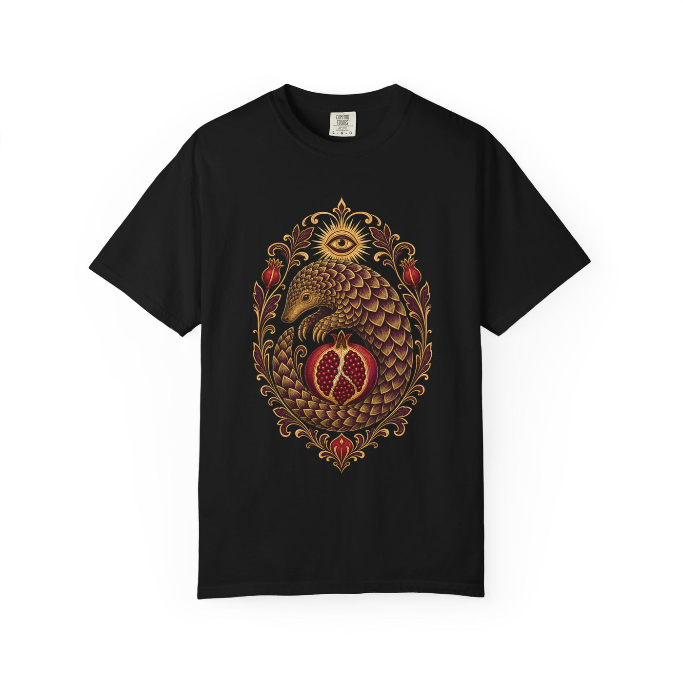 Pomegranate Pangolin Oracle Graphic Tee