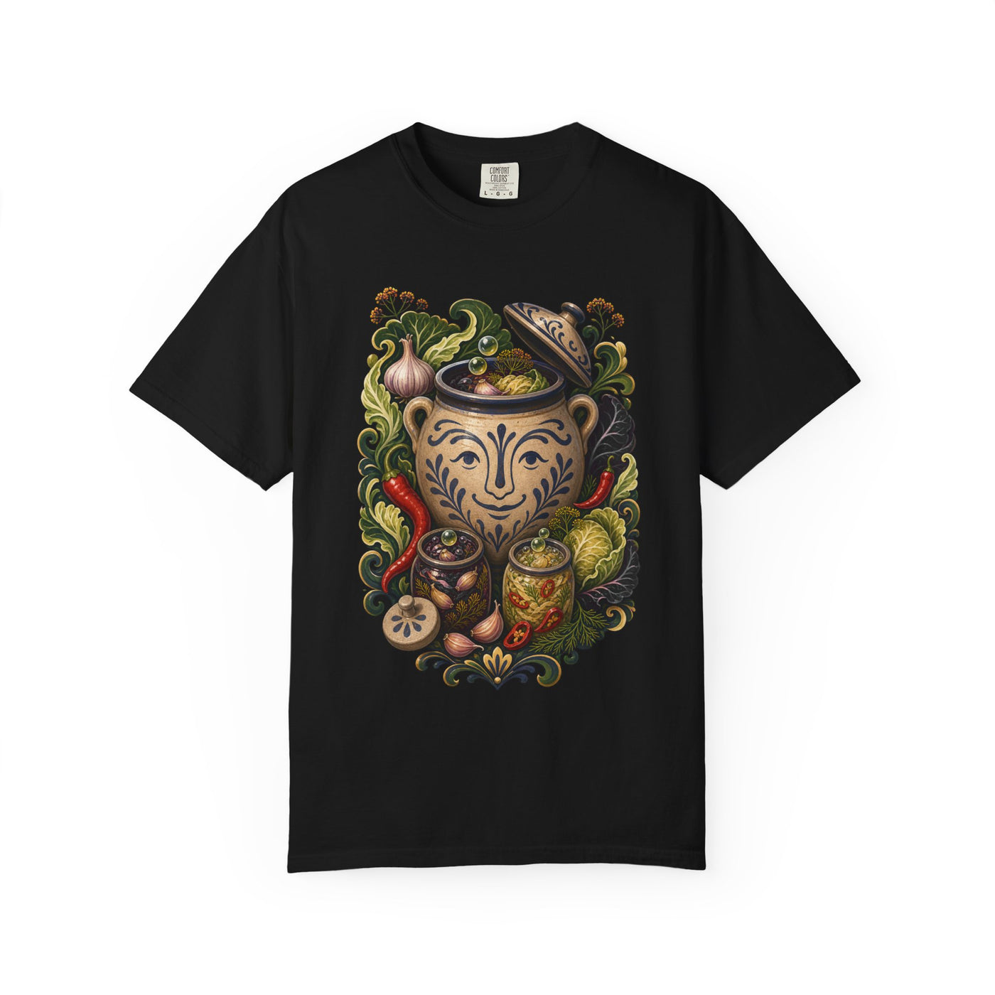 Fermentation Crock Folk Ceramic Graphic Tee