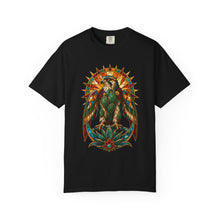 Stained Glass Cactus Falcon T-Shirt Graphic