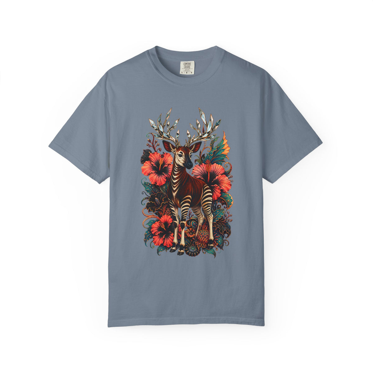 Hyper-Bloom Okapi Mirrorbeast Graphic Tee