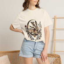Moon Hare Tattoo Flash Graphic Tee