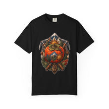 Quilted Mountain Pickaxe Persimmon T-Shirt Graphic