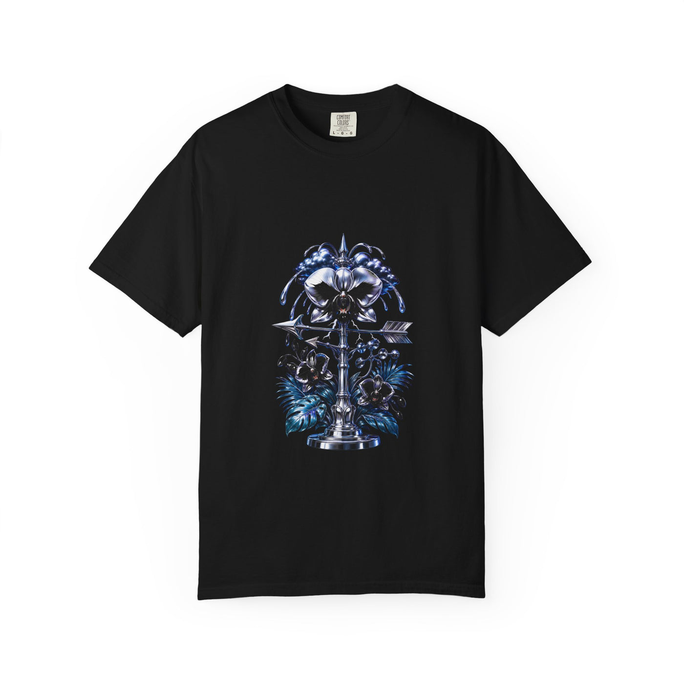 Chrome Monsoon Orchid Weather-Vane T-Shirt Graphic