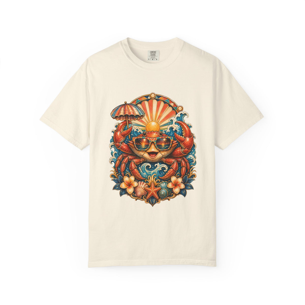 Retro Resort Crab T-Shirt Graphic