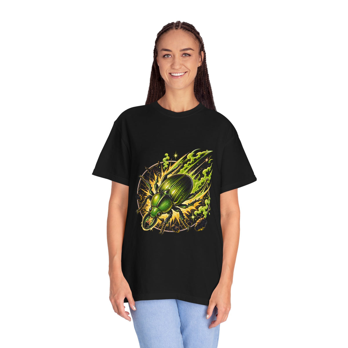 Radiant Wasabi Meteor Beetle T-Shirt Graphic
