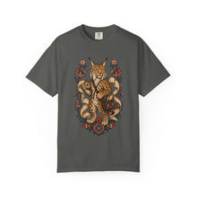 Nordic Folk Leopard Lynx Graphic Tee