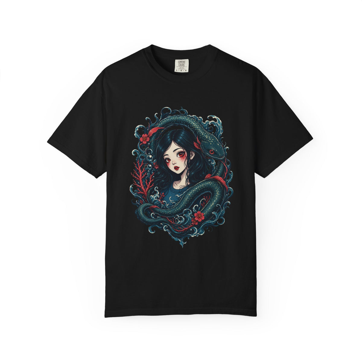 Eerie Sea Eel Girl T-Shirt Graphic