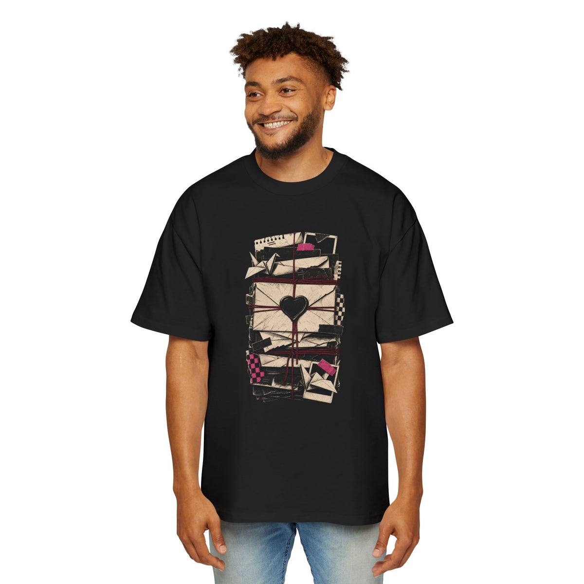 Unsent Letters Heavy Oversized Emo Tee