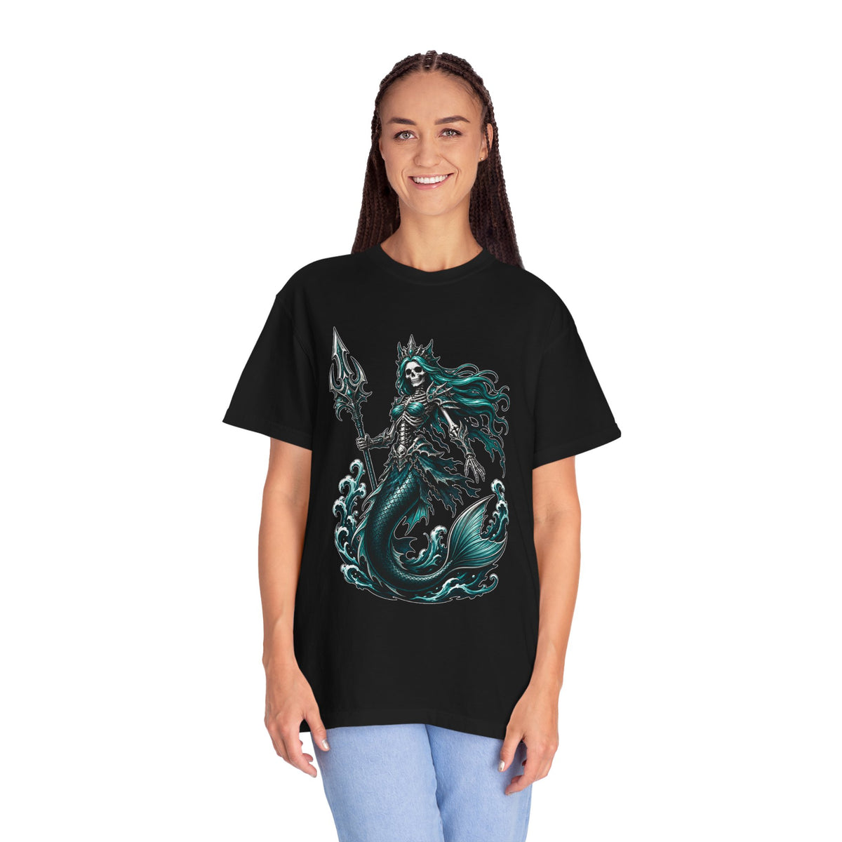 Abyssal Skeleton Sea Guardian T-Shirt Graphic