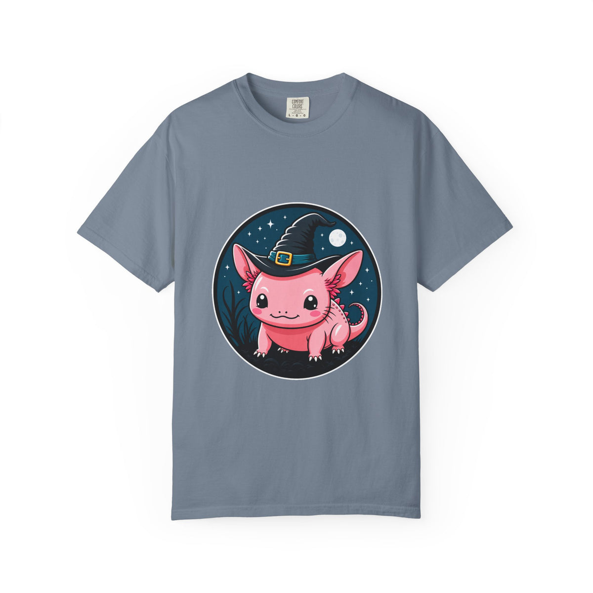 Witch Axolotl Badge T-Shirt Graphic