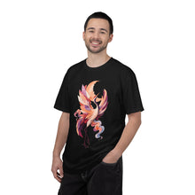 Peach Plum Lunar Crane Graphic Tee