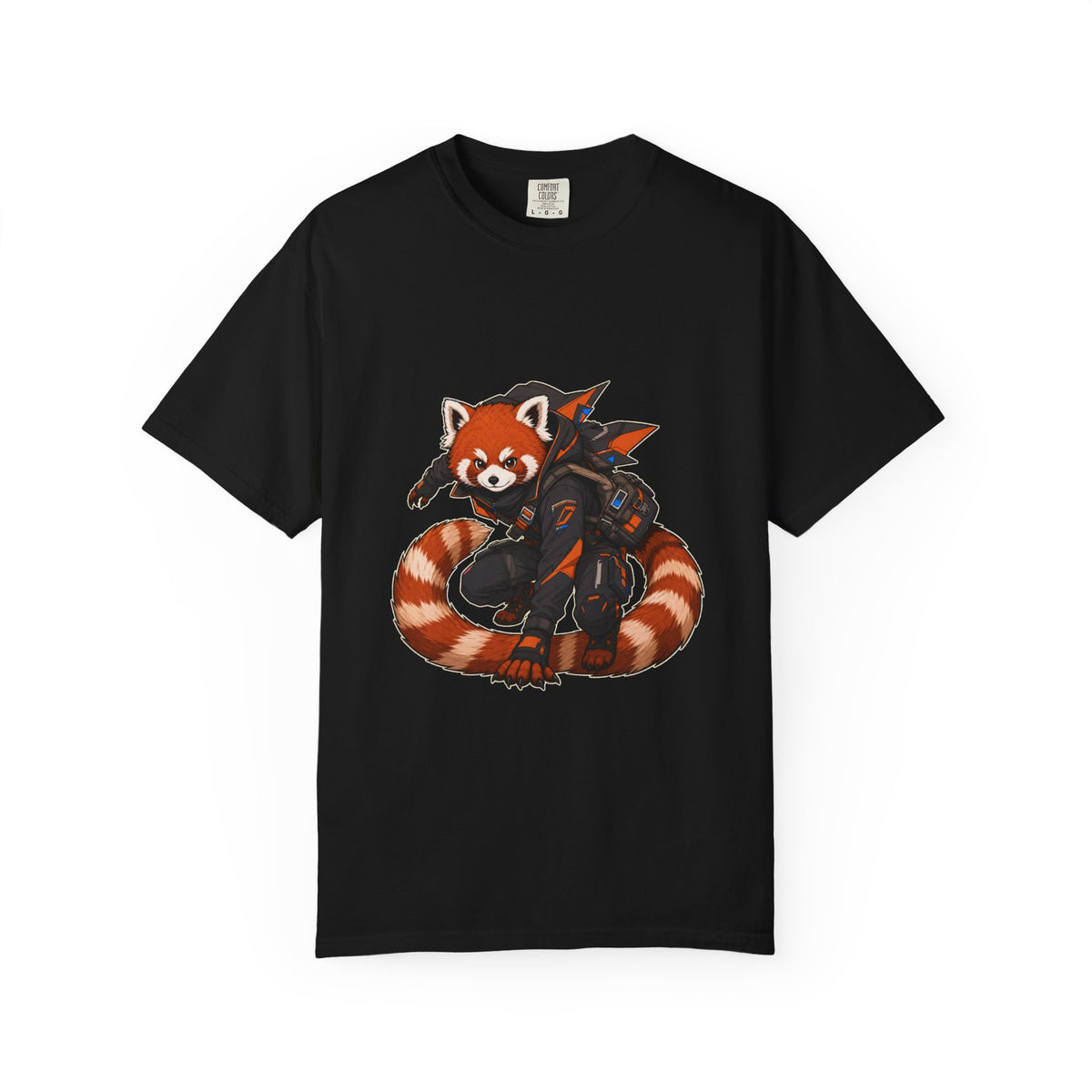 Techwear Red Panda Courier Graphic Tee