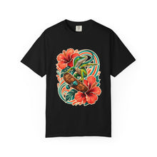 Hibiscus Skateboard Anole T-Shirt Graphic
