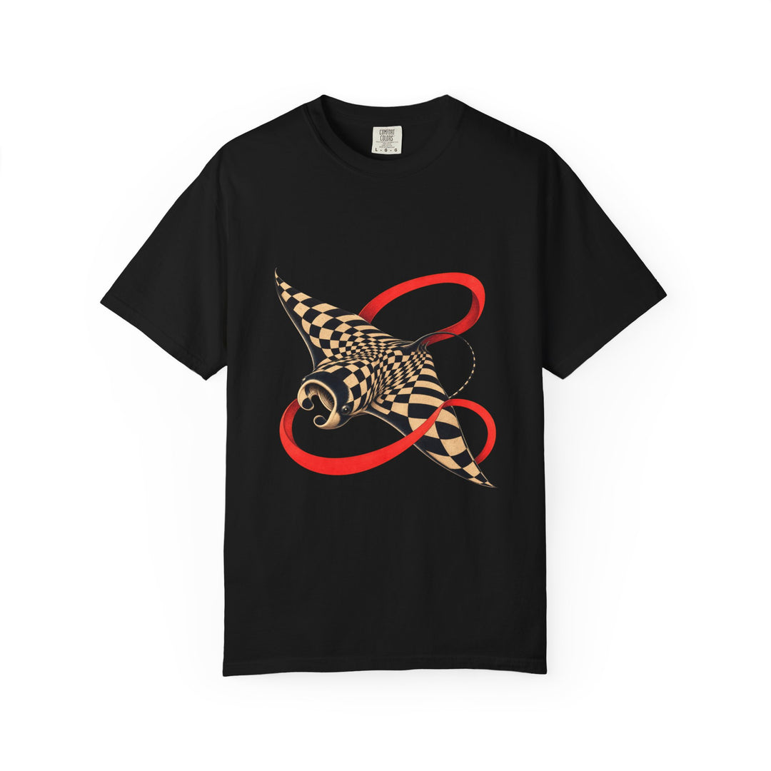 Carnival Manta Labyrinth Optical Graphic Tee