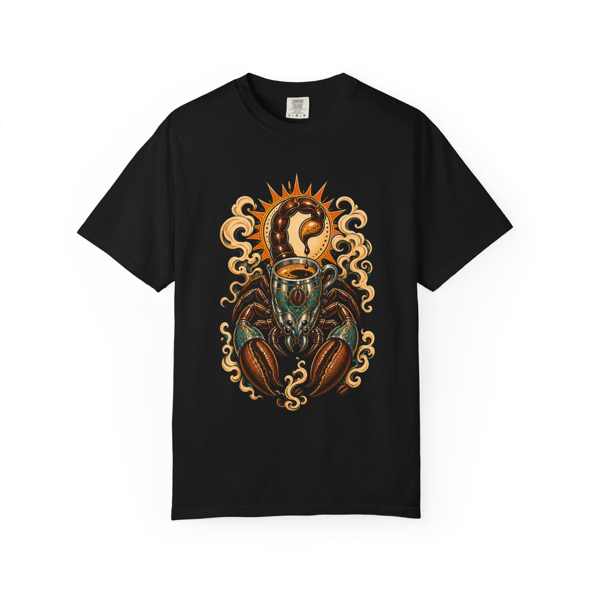 Tattoo Flash Espresso Scorpion T-Shirt Graphic