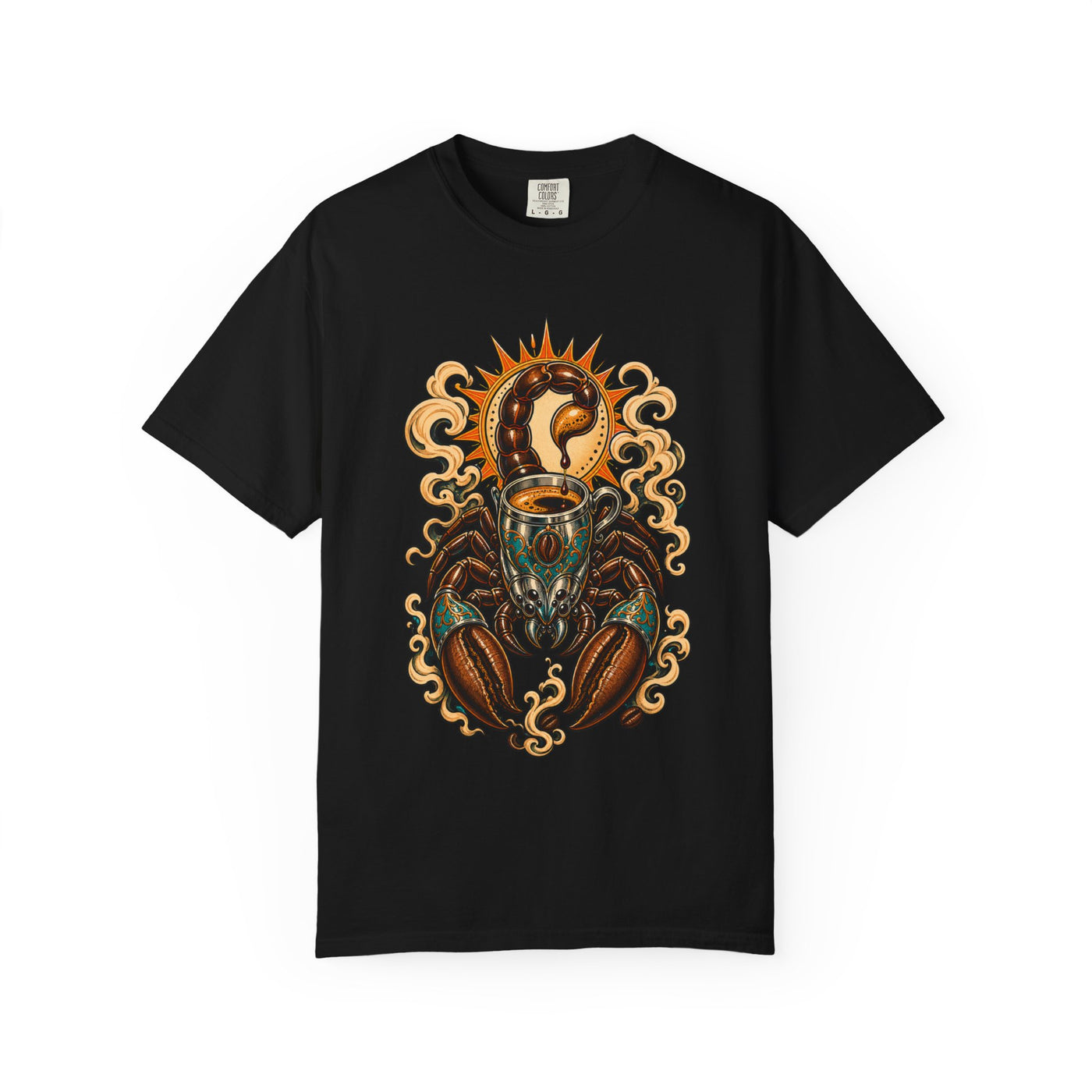 Tattoo Flash Espresso Scorpion T-Shirt Graphic