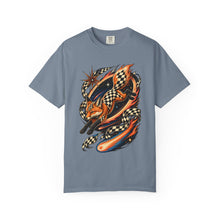 Checkerboard Comet Fox Graphic Tee