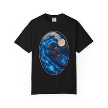Bioluminescent Night Paddler Cyanotype Graphic Tee