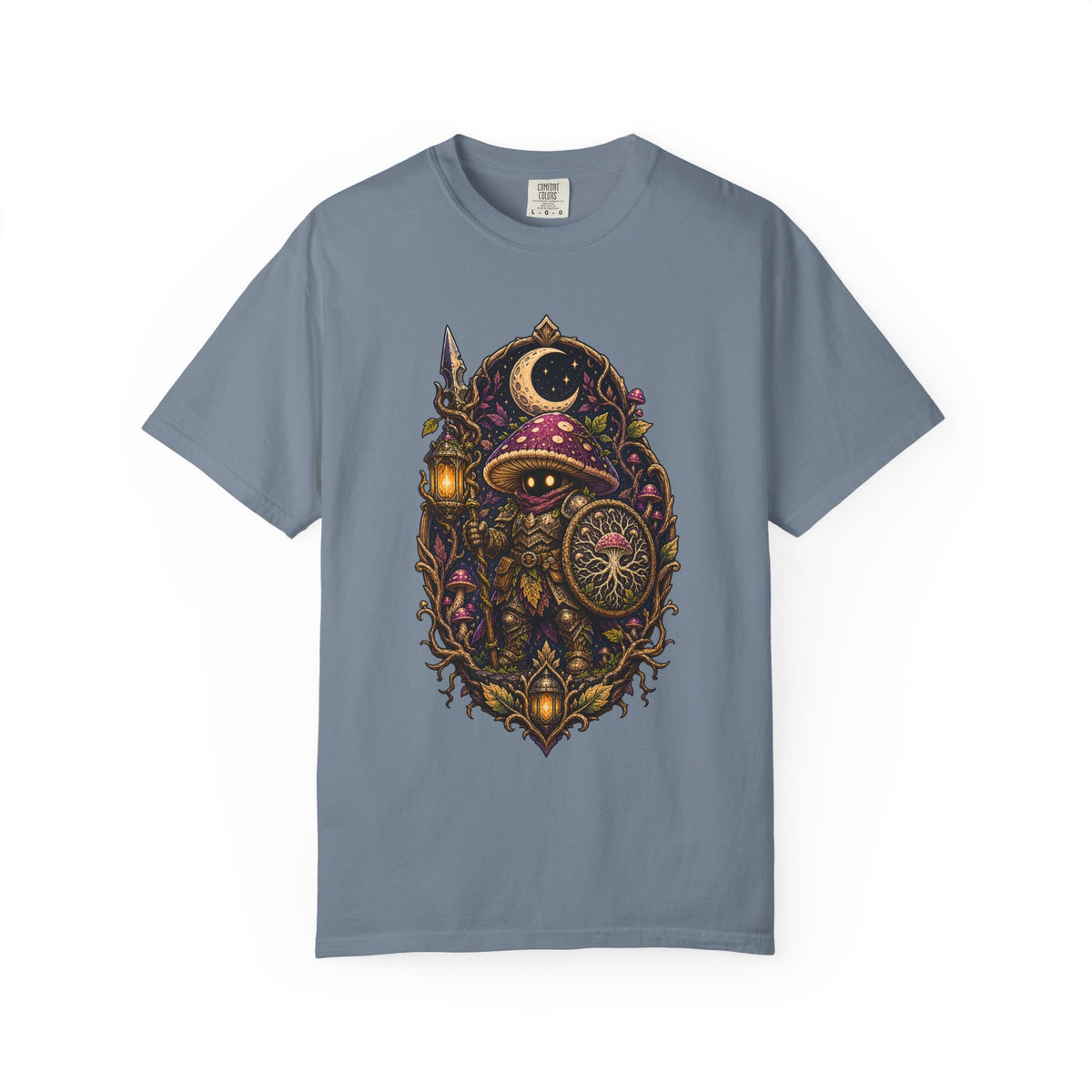 Moonlit Mushroom Knight T-Shirt Graphic