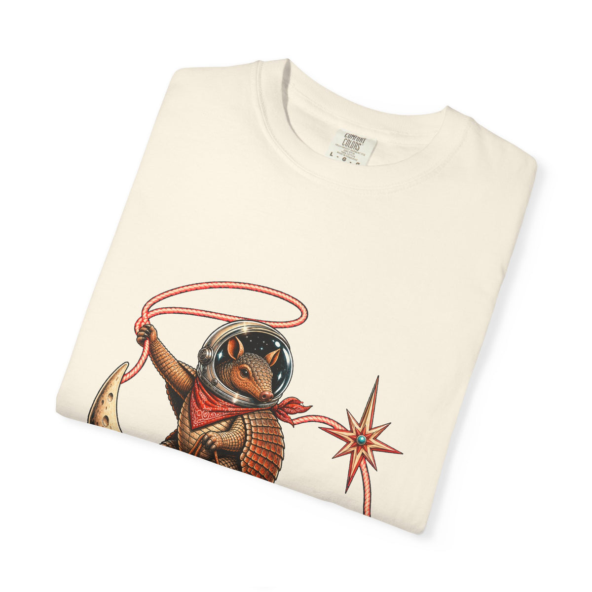 Neon Rodeo Armadillo Astronaut Graphic Tee