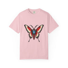 Red Gem Gothic Moth T-Shirt Graphic