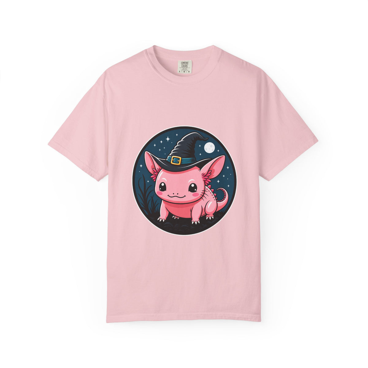 Witch Axolotl Badge T-Shirt Graphic