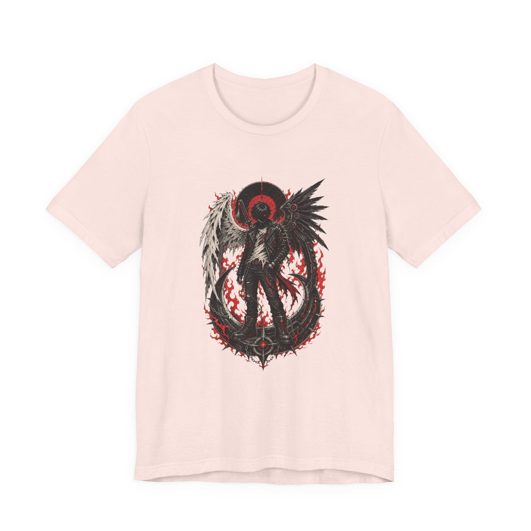 Fallen Angel Biker T-Shirt Graphic