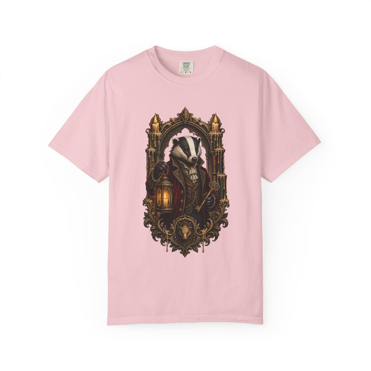 Candlelit Badger Archivist Graphic Tee