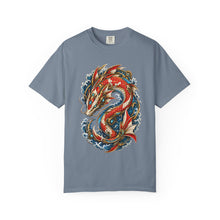Retro Future Koi Dragon T-Shirt Graphic