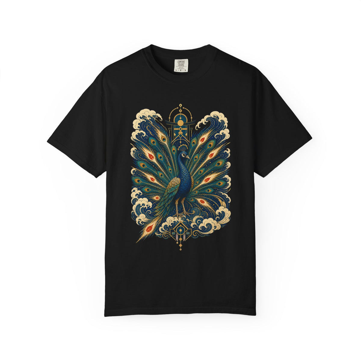 Ukiyo-E Meteor Peacock Graphic Tee