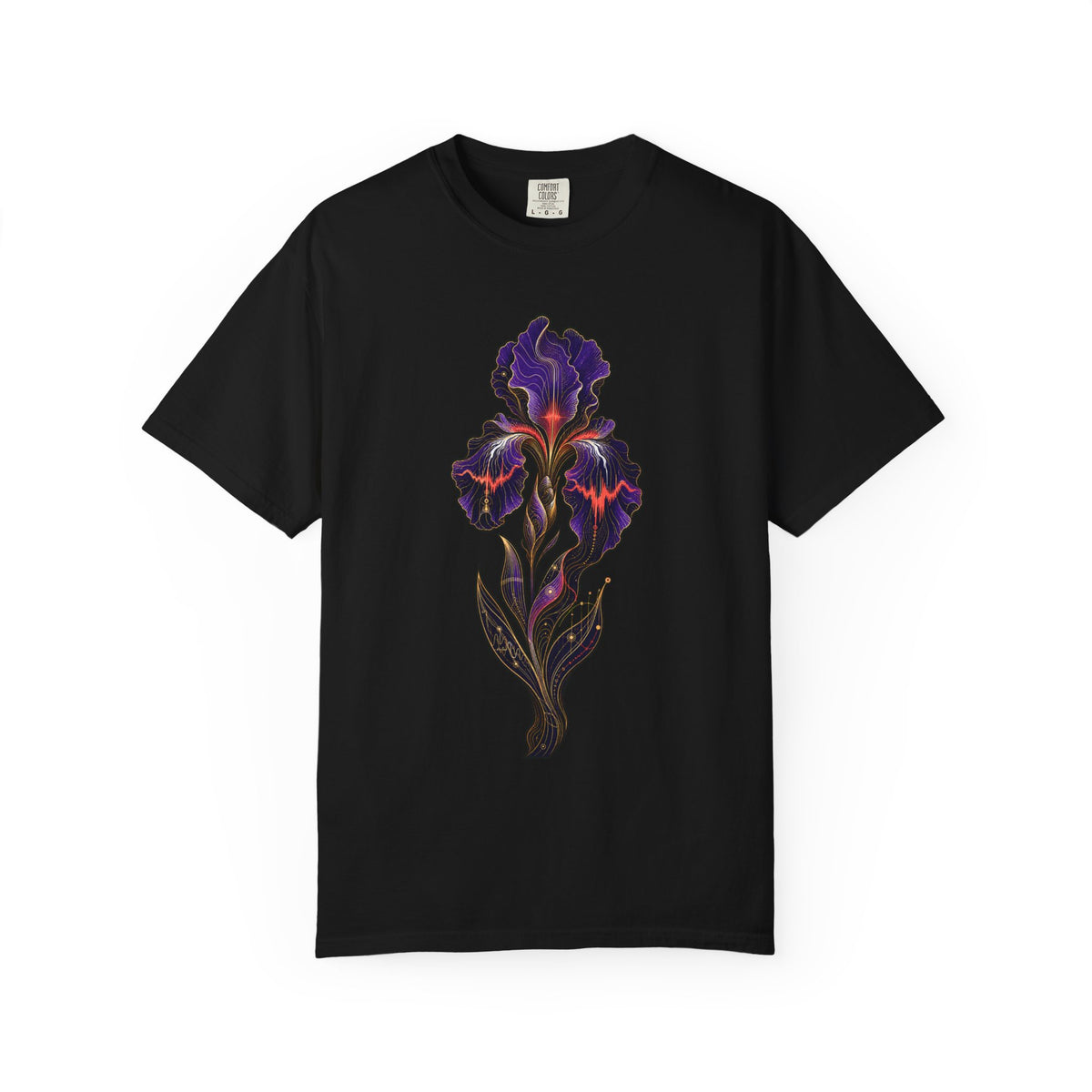 Golden Iris Frequency Graphic Tee