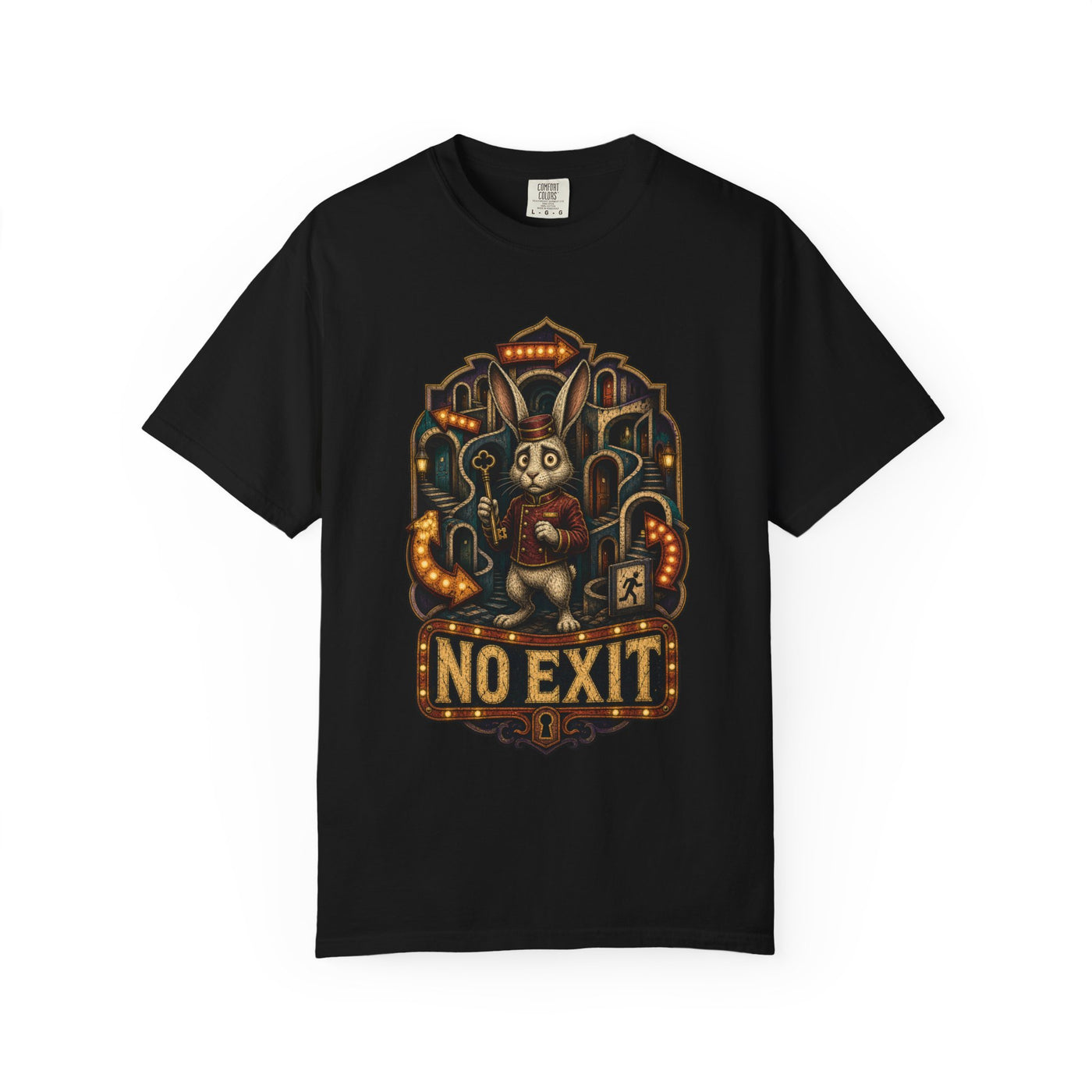 No Exit Liminal Hare T-Shirt Graphic