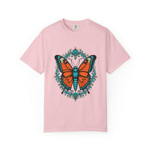 Ornate Monarch Butterfly Art Nouveau T-Shirt Graphic