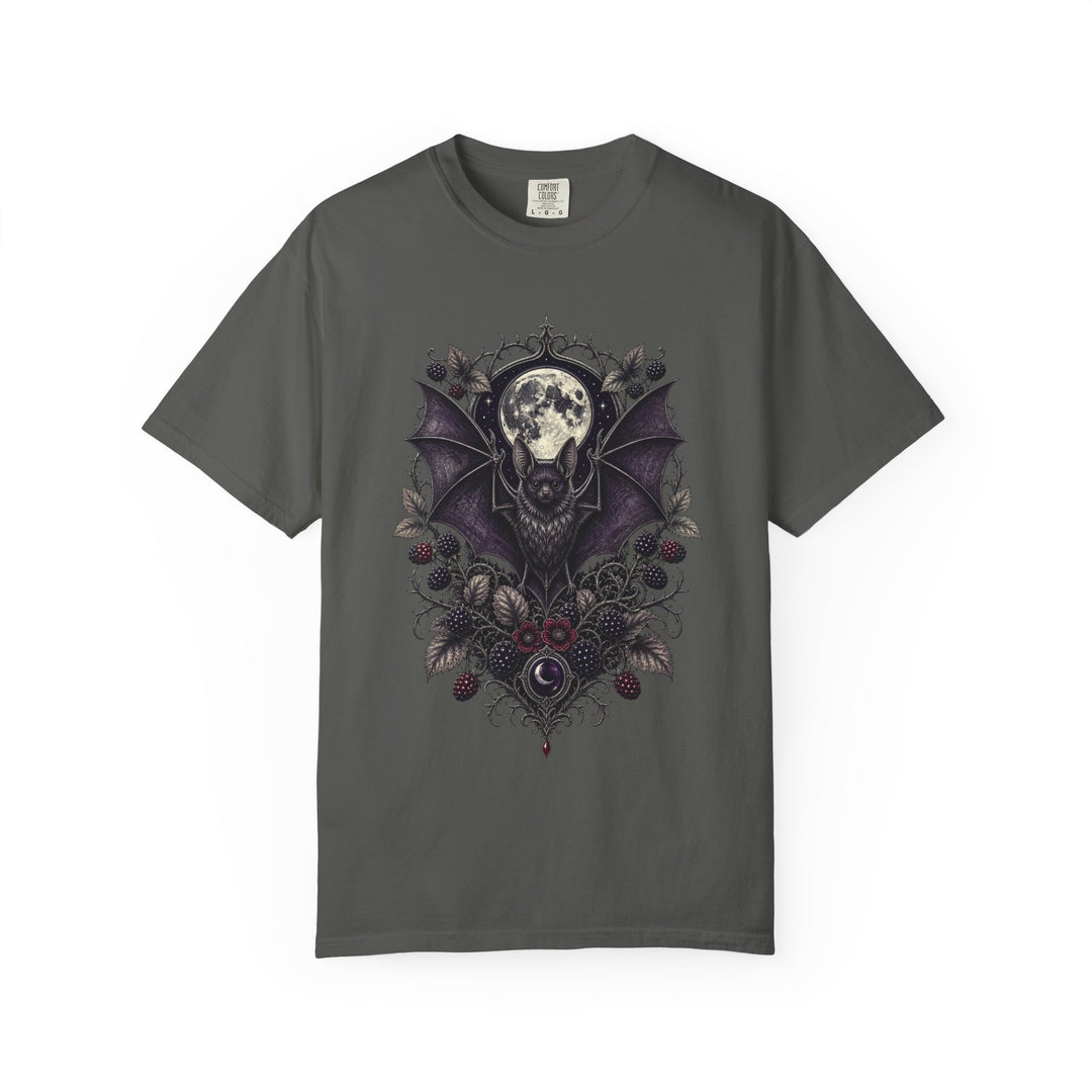 Gothic Blackberry Bat Graphic Tee