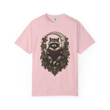 Midnight Library Raccoon Woodcut Graphic Tee
