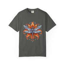 Chrome Tiger Lily Dragonfly Graphic Tee