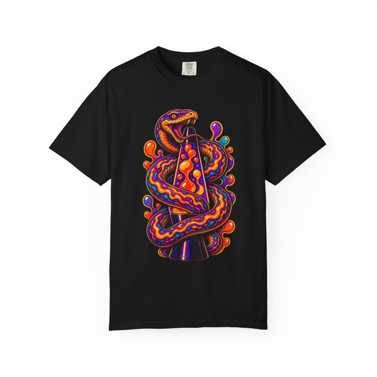 Psychedelic Lava Lamp Serpent T-Shirt Graphic