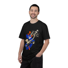 Cobalt Halftone Turntable Tonearm Graphic Tee