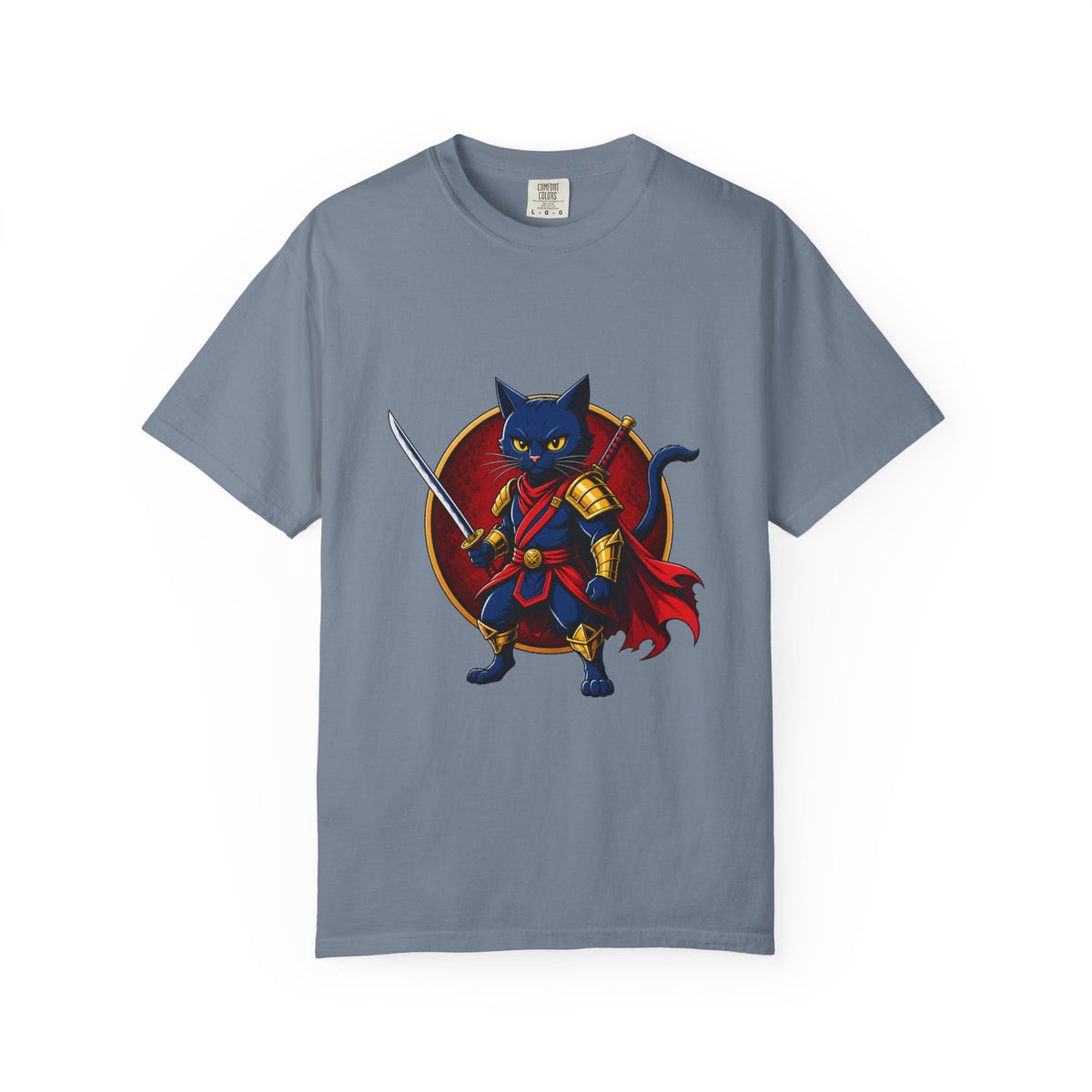 Warrior Cat Samurai T-Shirt Graphic