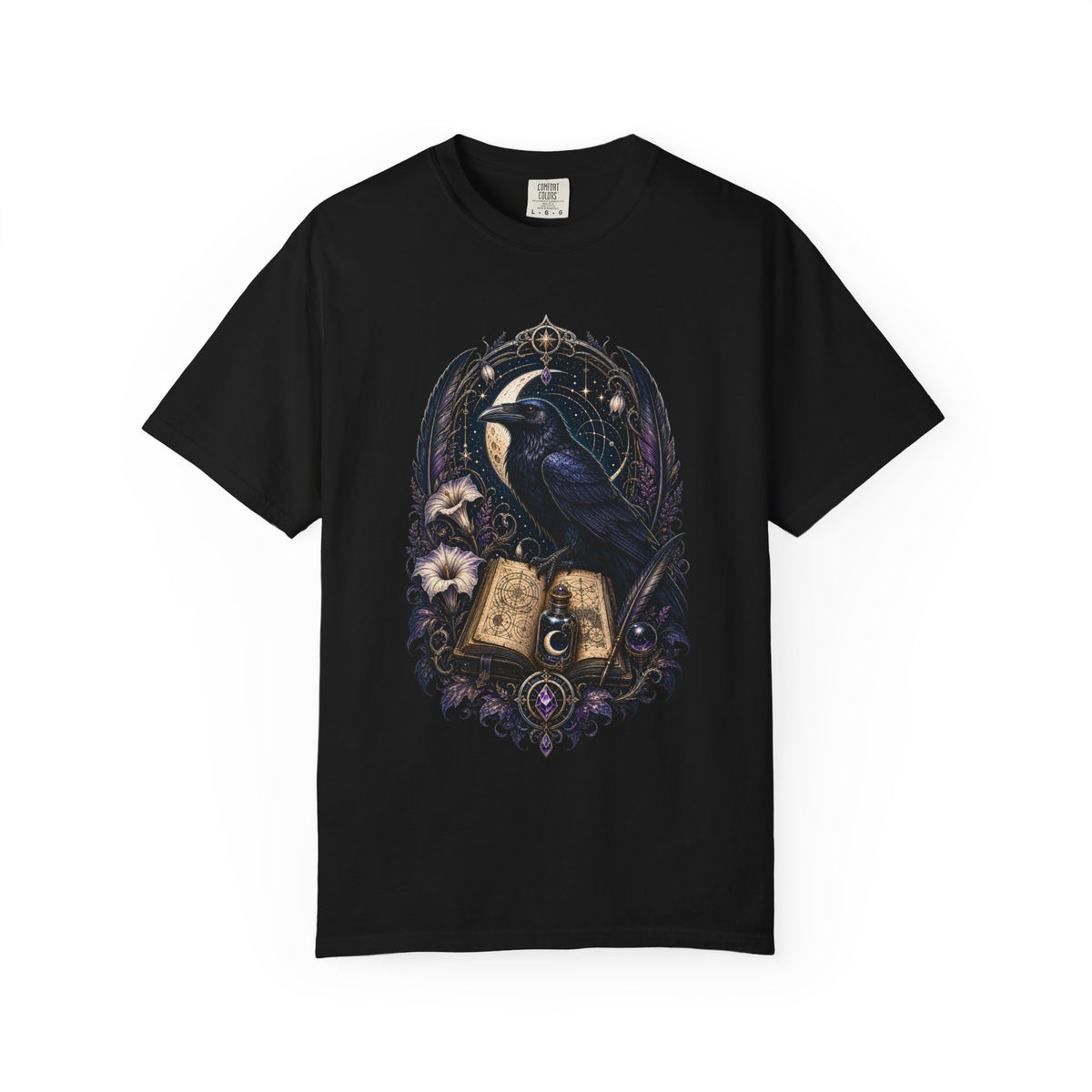 Midnight Raven Alchemist T-Shirt Graphic