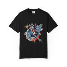 Retro Futurist Soda Can Dragonfly T-Shirt Graphic