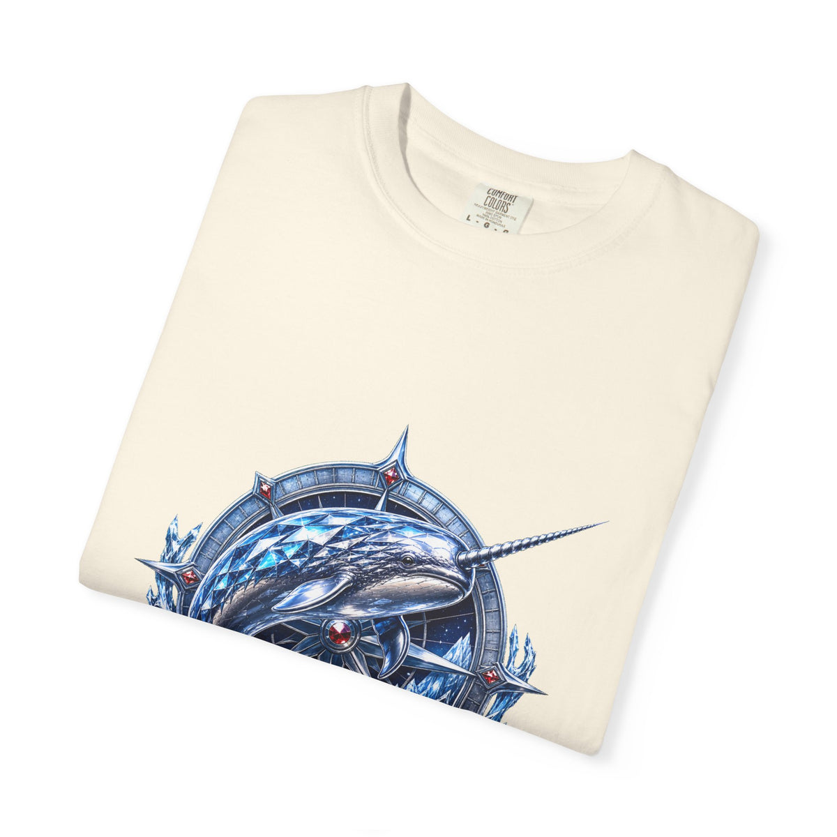 Glacier Chrome Narwhal Compass Graphic Tee