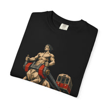 Centaur Recovery Driver Brutalist Mythic Industrial Graphic Tee