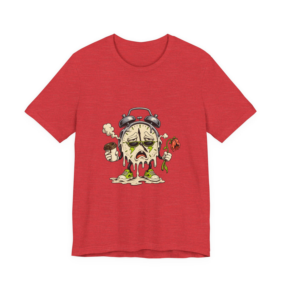 Burnout Clock Mascot T-Shirt Graphic